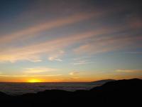 The Sun Rise at the Haleakala Crater