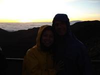 The Sun Rise at the Haleakala Crater