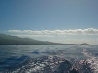 We are on our way back from snorkeling