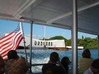 Leaving the memorial