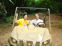 The ATV trip was lots of fun and very muddy