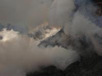 Looking down into Pele Kilauea